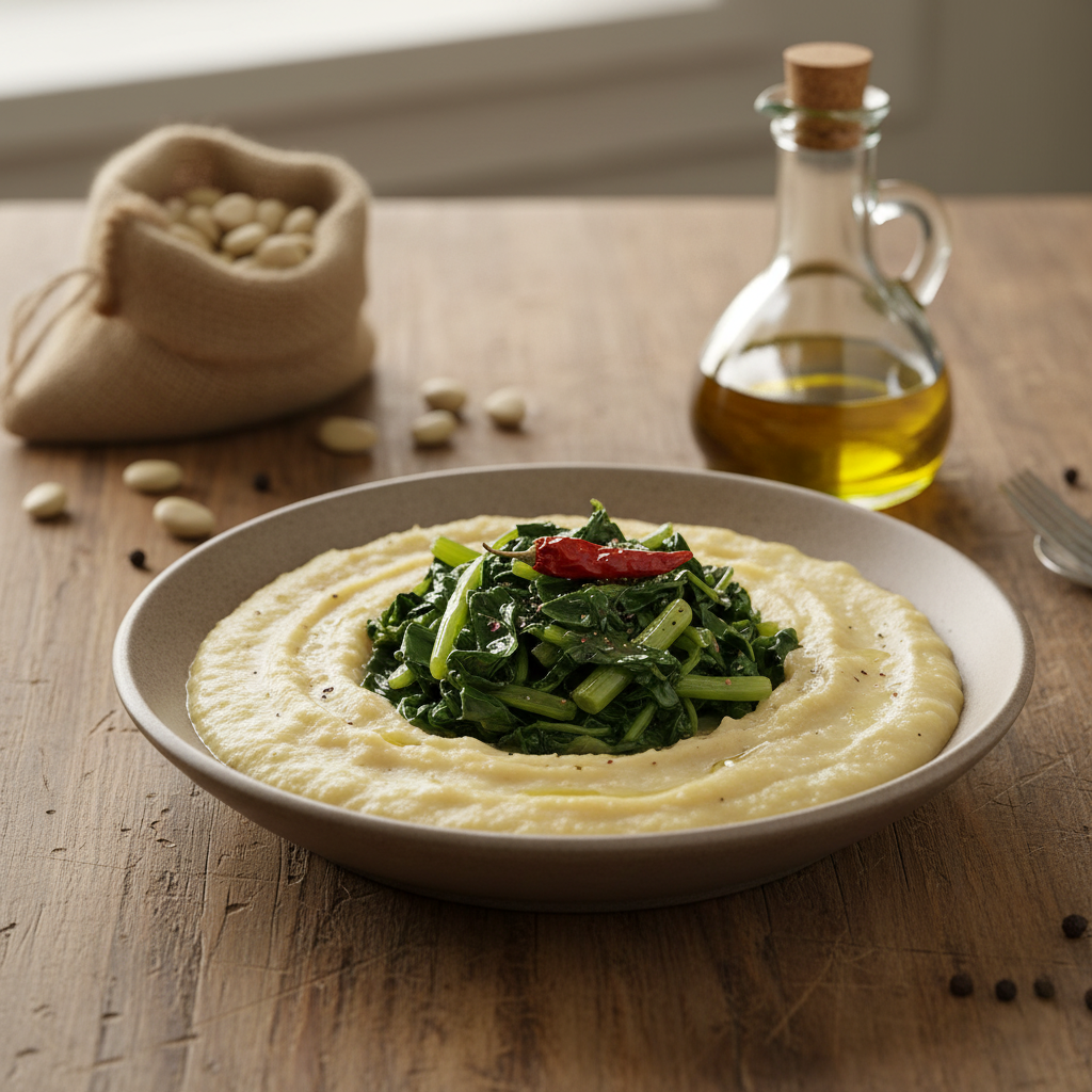 Purè di fave e cicoria