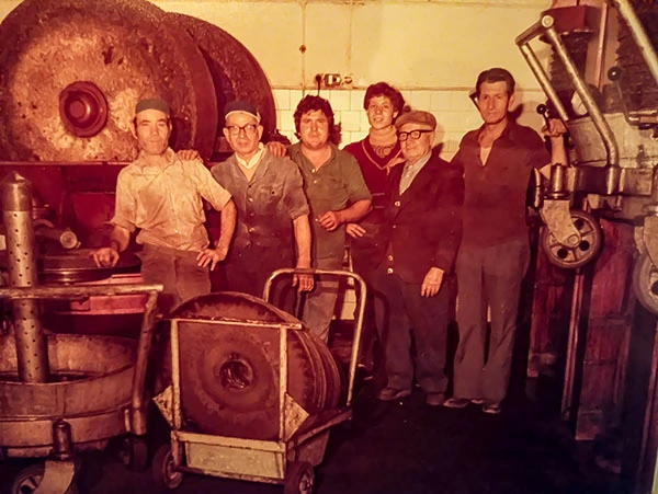 Foto del frantoio di famiglia